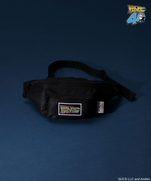 niko and...(ニコアンド)の「【バック・トゥ・ザ・フューチャー】コラボ刺繍ボディバッグ(ボディバッグ/ウエストポーチ・メンズ・ブラック/レッド・FREE)」の5枚目の写真