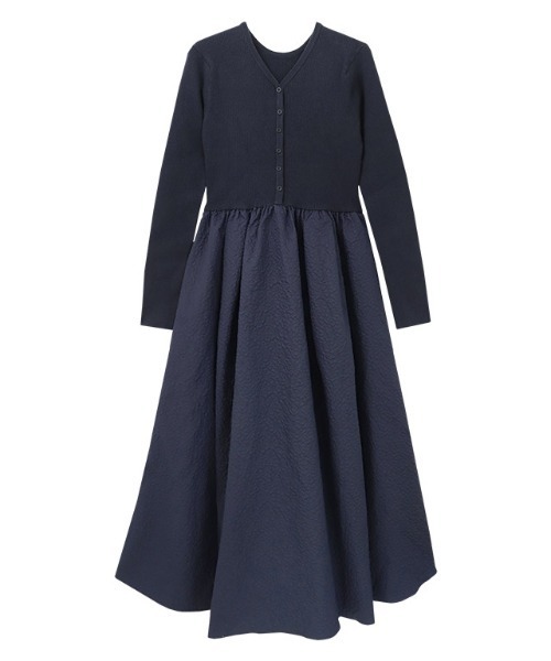 セール】2wayジャカードドッキングワンピース（ワンピース）｜Pierrot