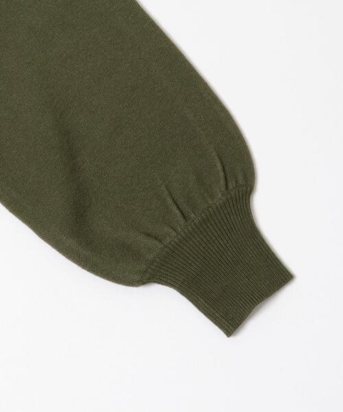 ITEMS URBANRESEARCH（アイテムズ アーバンリサーチ）の「Vネックニットプルオーバー（ニット/セーター・レディース・ブラック/カーキ/キャメル/ライトグレー・FREE）」の9枚目の写真