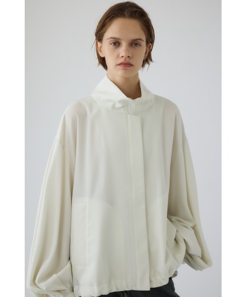 RIM.ARK（リムアーク）の「Stand collar tuck sleeve BZ