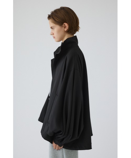 【美品】RIM.ARK  Stand collar poncho リムアーク RIM.ARK Stand collar tuck sleeve BZ （NVY