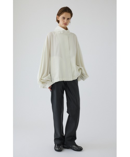 RIM.ARK（リムアーク）の「Stand collar tuck sleeve BZ スタンド 