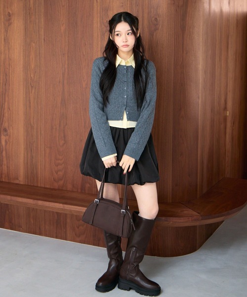 archives(アルシーヴ)の「スエード合皮ボストン(ボストンバッグ・レディース・ベージュ/ブラウン/ワインレッド・FREE)」の9枚目の写真