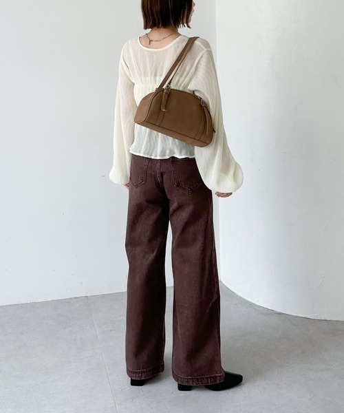 archives(アルシーヴ)の「スエード合皮ボストン(ボストンバッグ・レディース・ベージュ/ブラウン/ワインレッド・FREE)」の13枚目の写真