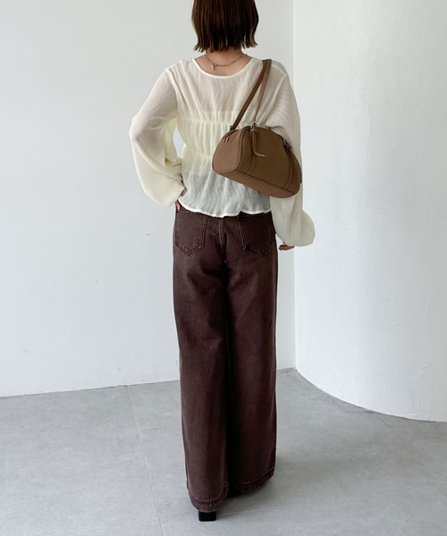 archives(アルシーヴ)の「スエード合皮ボストン(ボストンバッグ・レディース・ベージュ/ブラウン/ワインレッド・FREE)」の14枚目の写真