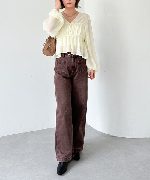 archives(アルシーヴ)の「スエード合皮ボストン(ボストンバッグ・レディース・ベージュ/ブラウン/ワインレッド・FREE)」の15枚目の写真