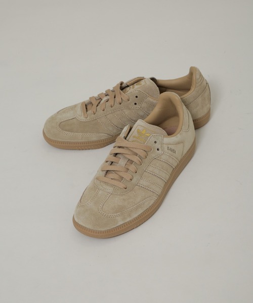 adidas（アディダス）の「adidas/SAMBA OG（スニーカー・レディース・ベージュ/ブラック・25/24/23）」の2枚目の写真