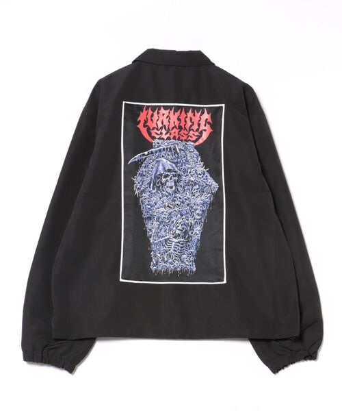 LURKING CLASS(ラーキングクラス)の「LURKING CLASS/ラーキングクラス コーチジャケット バックプリント ST25FJM01(その他アウター・メンズ・ブラック系その他/ブラック系その他2/ブラック系その他3・L/M/XL)」の7枚目の写真