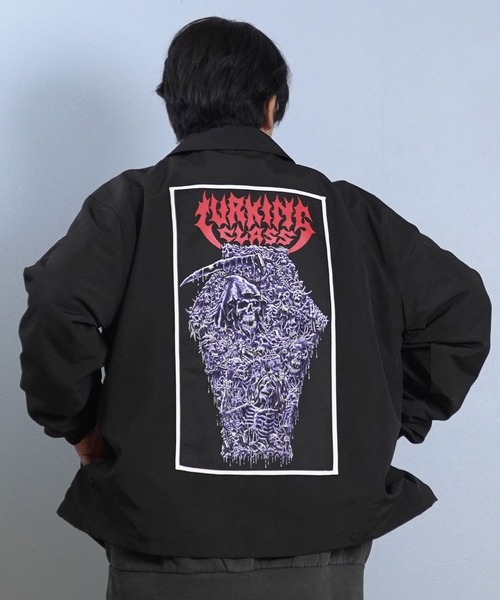 LURKING CLASS(ラーキングクラス)の「LURKING CLASS/ラーキングクラス コーチジャケット バックプリント ST25FJM01(その他アウター・メンズ・ブラック系その他/ブラック系その他2/ブラック系その他3・L/M/XL)」の13枚目の写真