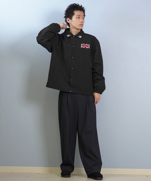 LURKING CLASS(ラーキングクラス)の「LURKING CLASS/ラーキングクラス コーチジャケット バックプリント ST25FJM01(その他アウター・メンズ・ブラック系その他/ブラック系その他2/ブラック系その他3・L/M/XL)」の9枚目の写真