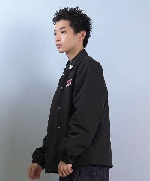 LURKING CLASS(ラーキングクラス)の「LURKING CLASS/ラーキングクラス コーチジャケット バックプリント ST25FJM01(その他アウター・メンズ・ブラック系その他/ブラック系その他2/ブラック系その他3・L/M/XL)」の19枚目の写真