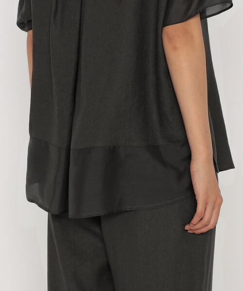 Gabardine K.T（ギャバジンケーティー）の「麻調合繊 シアーブラウス（シャツ/ブラウス・レディース・ブラック・9号）」の20枚目の写真