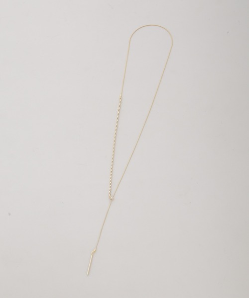 NANO universe（ナノユニバース）の「スライドアジャスターネックレス（ネックレス・レディース・シルバー/ゴールド・F）」の4枚目の写真