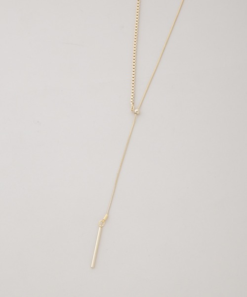 NANO universe（ナノユニバース）の「スライドアジャスターネックレス（ネックレス・レディース・シルバー/ゴールド・F）」の5枚目の写真