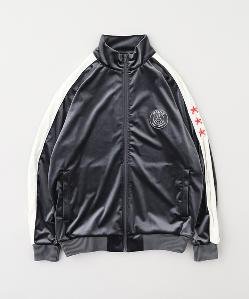 PARIS SAINT-GERMAIN（パリサンジェルマン）の「【Paris Saint-Germain / パリ・サン＝ジェルマン】 JP VELOR TOP（その他アウター・メンズ・グレー/ブラック・MEDIUM/LARGE/X-LARGE）」の6枚目の写真