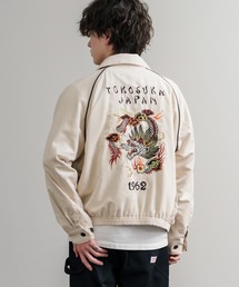 KRIFF MAYER クリフメイヤー オーバーサイズスーベニア刺繍ステンカラージャケット/ダブルジップラグランスリーブブルゾン 2515101
