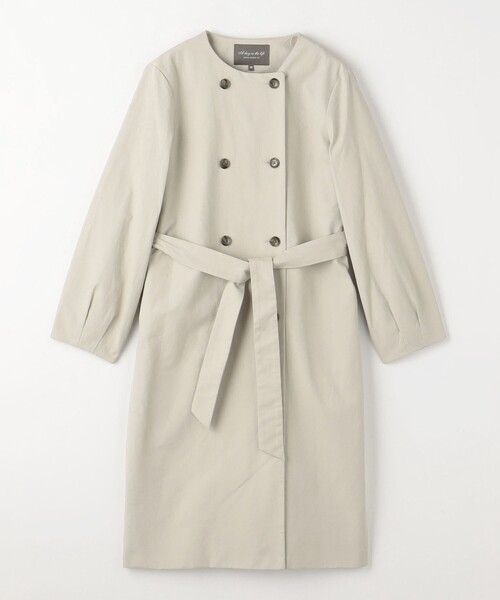 セール】ノーカラー トレンチコート ＜A DAY IN THE LIFE＞（トレンチ