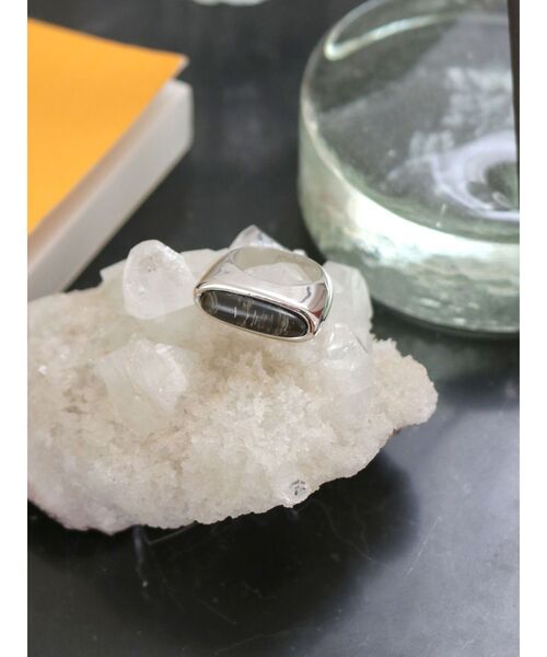 Ungrid（アングリッド）の「エリプスデザインストーンコンビリング（リング・レディース・ブルー/ブラウン/ブラック・FREE）」の8枚目の写真