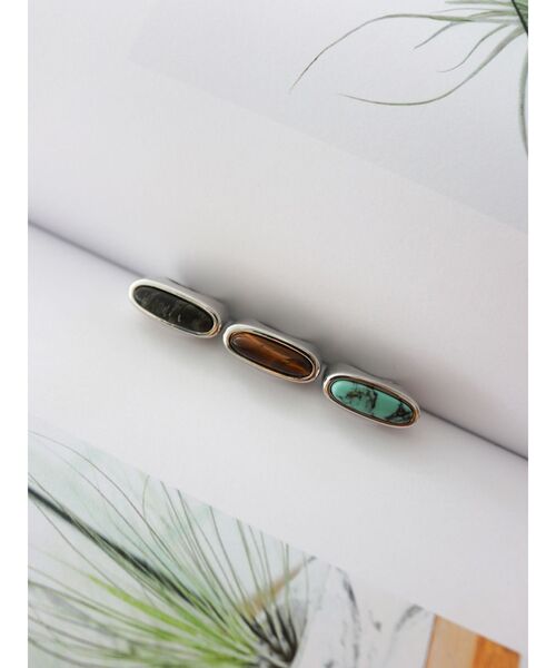 Ungrid（アングリッド）の「エリプスデザインストーンコンビリング（リング・レディース・ブルー/ブラウン/ブラック・FREE）」の12枚目の写真