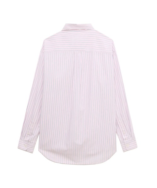 A BATHING APE（アベイシングエイプ）の「BABY DOPPY STRIPE SHIRT（シャツ/ブラウス・レディース・ピンク/ブルー・FREE）」の3枚目の写真