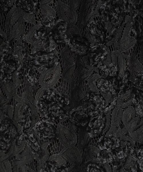 Sunauna(スーナウーナ)の「【モールレース/セットアップ可】ふんわりタックスカート(スカート・レディース・ダークウッド/ブラック・36/38/40)」の8枚目の写真