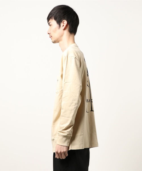 ARCHIVER(アーカイバ)の「【RES】天竺プリントポケット付き長袖Tシャツ(Tシャツ/カットソー・メンズ・グレー系・LARGE/MEDIUM)」の2枚目の写真
