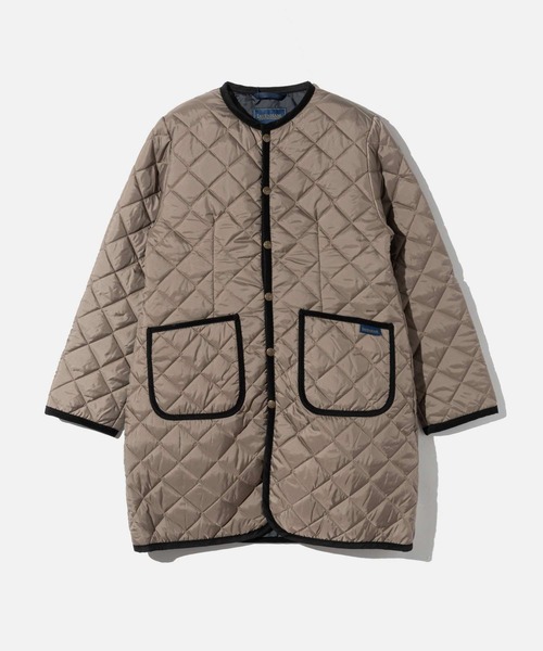 LAVENHAM（ラベンハム）の「LAVENHAM CONTRAST CORNARD COAT ラベンハム コントラスト コナード コート（ダウンジャケット/コート・レディース・ベージュ系1/ブラック系2・8/10）」の2枚目の写真