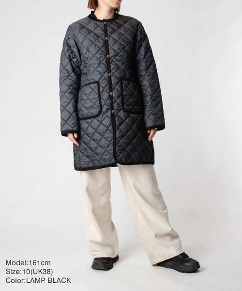 LAVENHAM（ラベンハム）の「LAVENHAM CONTRAST CORNARD COAT ラベンハム コントラスト コナード コート（ダウンジャケット/コート・レディース・ベージュ系1/ブラック系2・8/10）」の3枚目の写真
