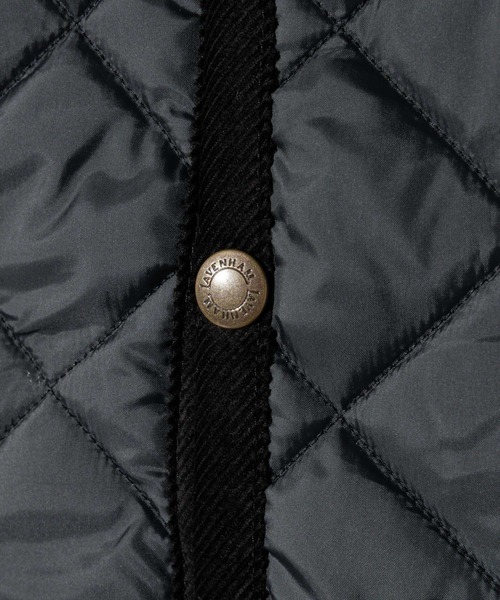 LAVENHAM（ラベンハム）の「LAVENHAM CONTRAST CORNARD COAT ラベンハム コントラスト コナード コート（ダウンジャケット/コート・レディース・ベージュ系1/ブラック系2・8/10）」の10枚目の写真