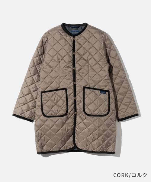 LAVENHAM（ラベンハム）の「LAVENHAM CONTRAST CORNARD COAT ラベンハム コントラスト コナード コート（ダウンジャケット/コート・レディース・ベージュ系1/ブラック系2・8/10）」の14枚目の写真