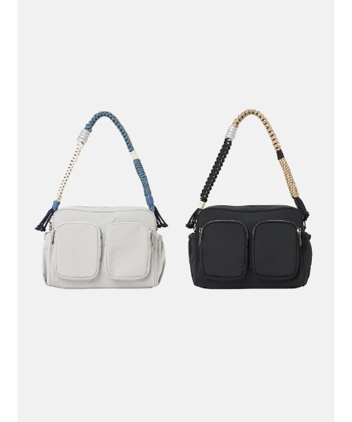 sahara（サハラ）の「Paracord Strap Nylon Bag（ショルダーバッグ・レディース・ブラック/グレー・FREE）」の18枚目の写真