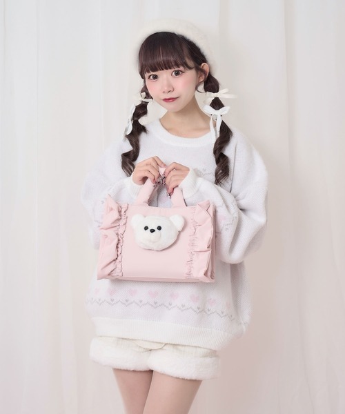 シナモンパッチフリルトートバッグ（トートバッグ）｜Honey Cinnamon