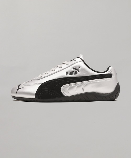 PUMA(プーマ)の「SPEEDCAT METALLIC 403689-01(スニーカー・レディース・シルバー・25㎝/24.5㎝/23.5㎝/24cm)」の1枚目の写真