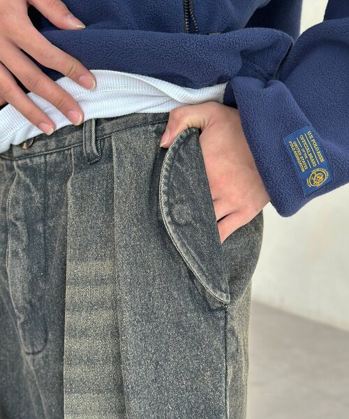 CPCM(シーピーシーエム)の「裏起毛ミリタリーデニム(デニムパンツ・メンズ・ネイビー/ブラック/ブルー・LARGE/MEDIUM)」の15枚目の写真