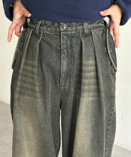 CPCM(シーピーシーエム)の「裏起毛ミリタリーデニム(デニムパンツ・メンズ・ネイビー/ブラック/ブルー・LARGE/MEDIUM)」の16枚目の写真