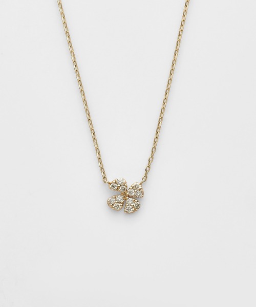 K10ダイヤモンドネックレス（0.05ct）（ネックレス）｜agete（アガット 