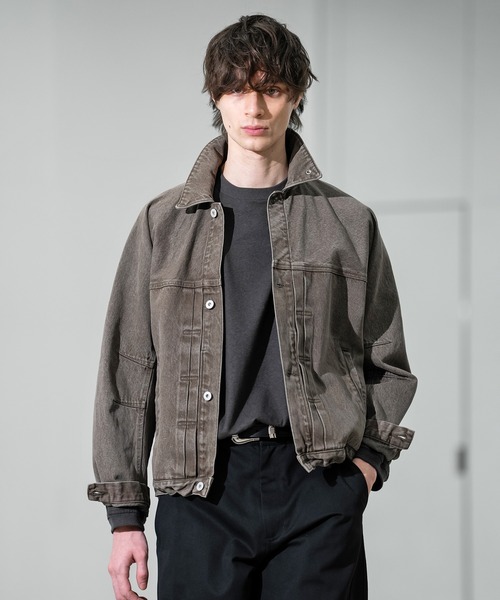 セール】【CITY TOKYO/シティートーキョー】フェードデニムブルゾン