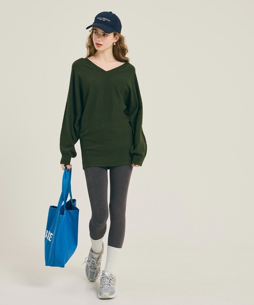 coca（coca）（コカ）の「裏シャギーレギンス（その他パンツ・レディース・ブラック/グレー・M/L）」の3枚目の写真