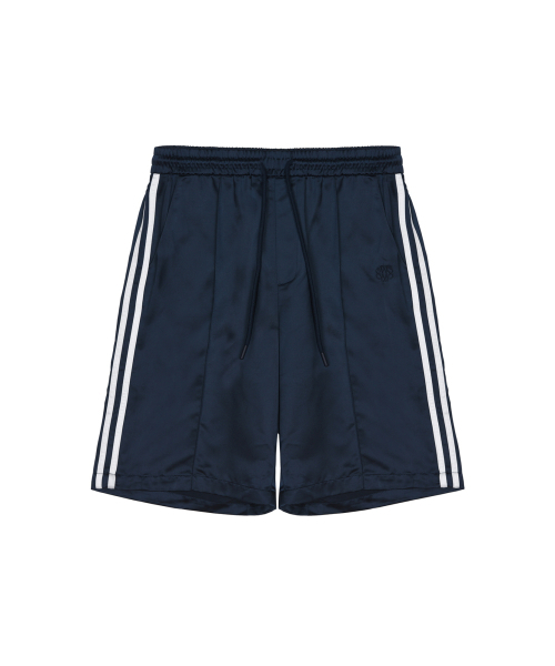 NICK&NICOLE(ニックアンドニコール)の「DOUBLE LINE SATIN HALF PANTS_NAVY(その他パンツ・レディース・ネイビー・FREE)」の5枚目の写真