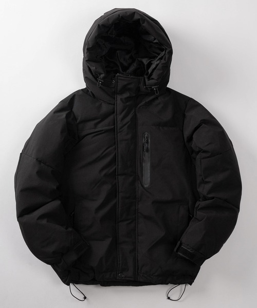 セール】【82】ファイバーダウン 切替 フードジャケット/【撥水