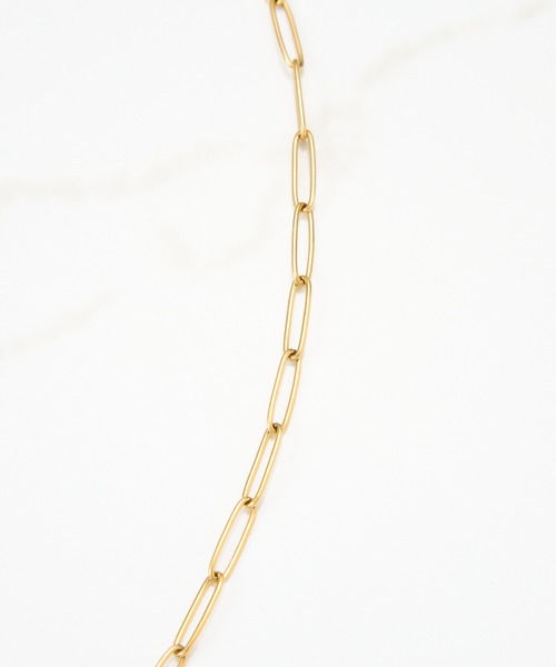 PAPILLONNER（パピヨネ）の「PAPILLONNER/ステンレスボールネックレス（ネックレス・レディース・ゴールド・FREE）」の5枚目の写真