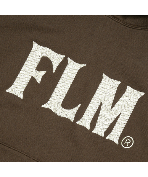 F.ILLUMINATE(フィルミネイト)の「FLM スティッチロゴフードパーカー - ブラウン(パーカー・レディース・その他・MEDIUM/LARGE/SMALL)」の4枚目の写真