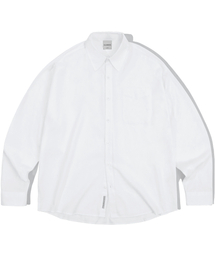 F.ILLUMINATE | オーバーフィットクールバイオコットンシャツ - ホワイト(シャツ/ブラウス)