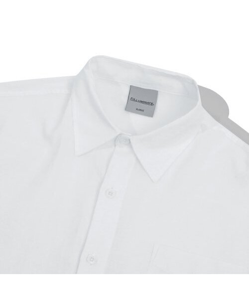 F.ILLUMINATE（フィルミネイト）の「オーバーフィットクールバイオコットンシャツ - ホワイト（シャツ/ブラウス・レディース・その他・LARGE）」の3枚目の写真