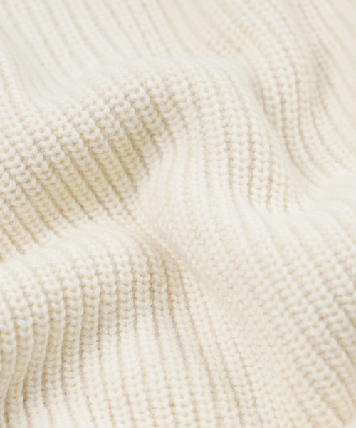 FRIZMWORKS(フリズムワークス)の「CONTRAST COLLAR HALF ZIP KNIT _ CREAM(ニット/セーター・メンズ・その他・MEDIUM/LARGE/SMALL/X-LARGE)」の6枚目の写真