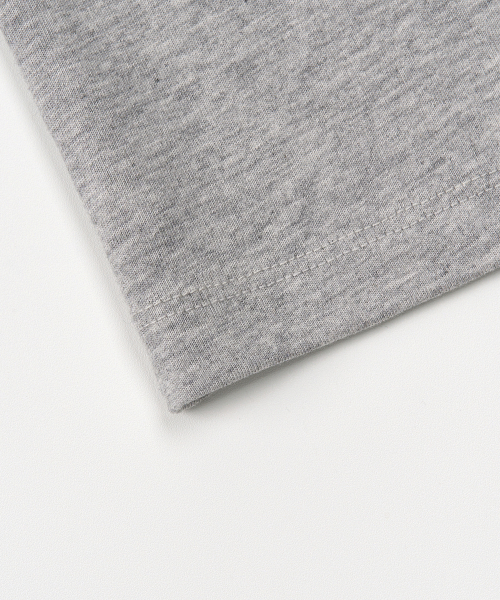 TOFFEE(トフィー)の「ベーシックハーフクロップTシャツ(メランジェグレー)(Tシャツ/カットソー・メンズ・その他・SMALL/MEDIUM/LARGE/X-LARGE)」の5枚目の写真