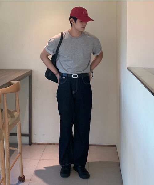 TOFFEE(トフィー)の「ベーシックハーフクロップTシャツ(メランジェグレー)(Tシャツ/カットソー・メンズ・その他・SMALL/MEDIUM/LARGE/X-LARGE)」の11枚目の写真