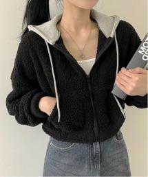 gossip！ロサンゼルス（ゴシップロサンゼルス）の「Y2K 【秋冬新作】  フードゆったりスウェットパーカー（パーカー）」