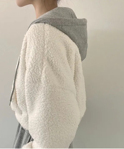 gossip！ロサンゼルス（ゴシップロサンゼルス）の「Y2K 【秋冬新作】  フードゆったりスウェットパーカー（パーカー・レディース・ブラック・M）」の15枚目の写真