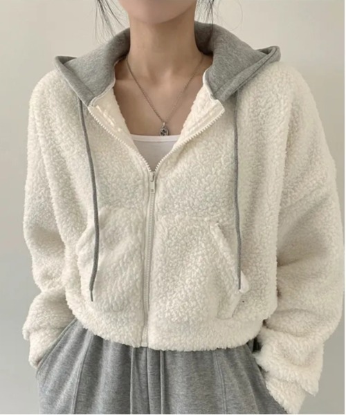 gossip！ロサンゼルス（ゴシップロサンゼルス）の「Y2K 【秋冬新作】  フードゆったりスウェットパーカー（パーカー・レディース・ブラック・M）」の19枚目の写真